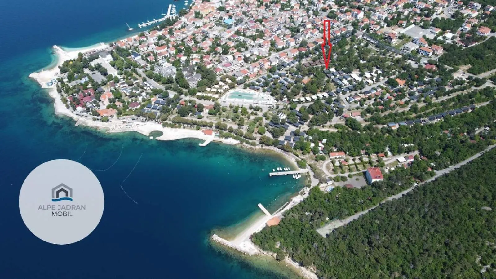 Campingplatz Mobil Home Selce Kroatien